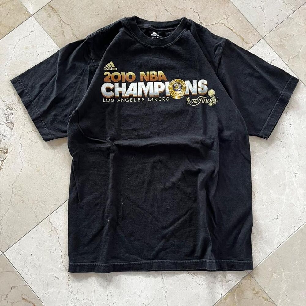 Y2K Lakers Adidas 2010 NBA Champions Los Angeles Lakers T-shirt
